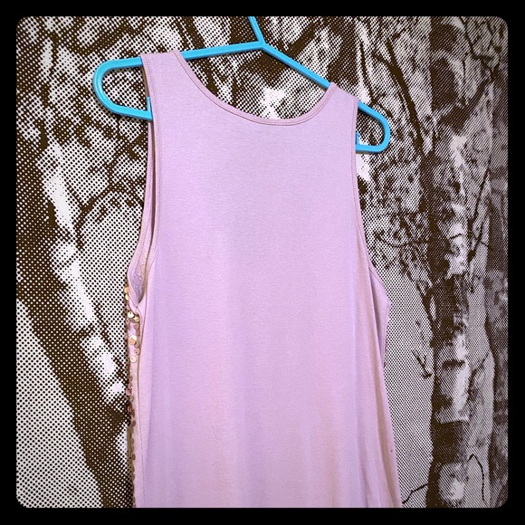 Sequined pink tank - Picture 2 of 3